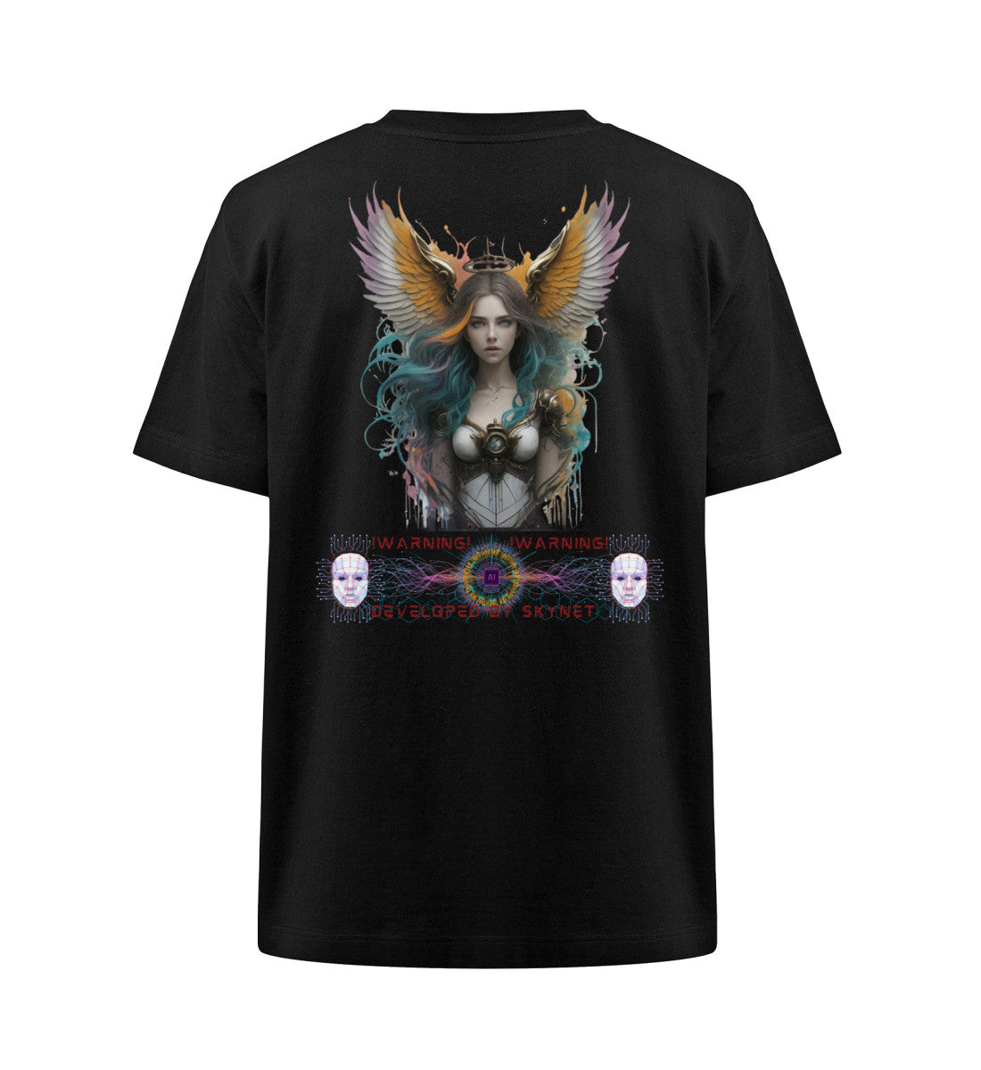 AI Cyber Angel 2 - Heavy Oversized Shirt